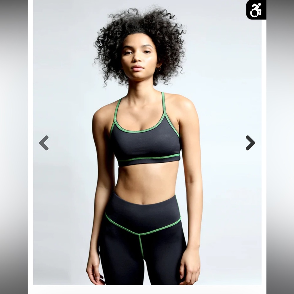 Flowetry Spaghetti Straps Sports Bra- size S